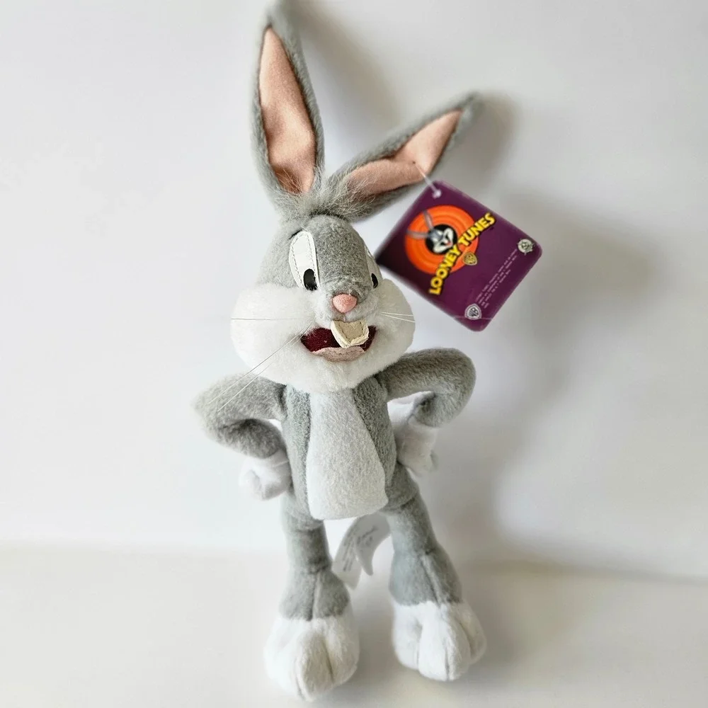 Nanco Looney Tunes BUGS BUNNY 10in Plush Stuffed Beanie Animal‎ 2003